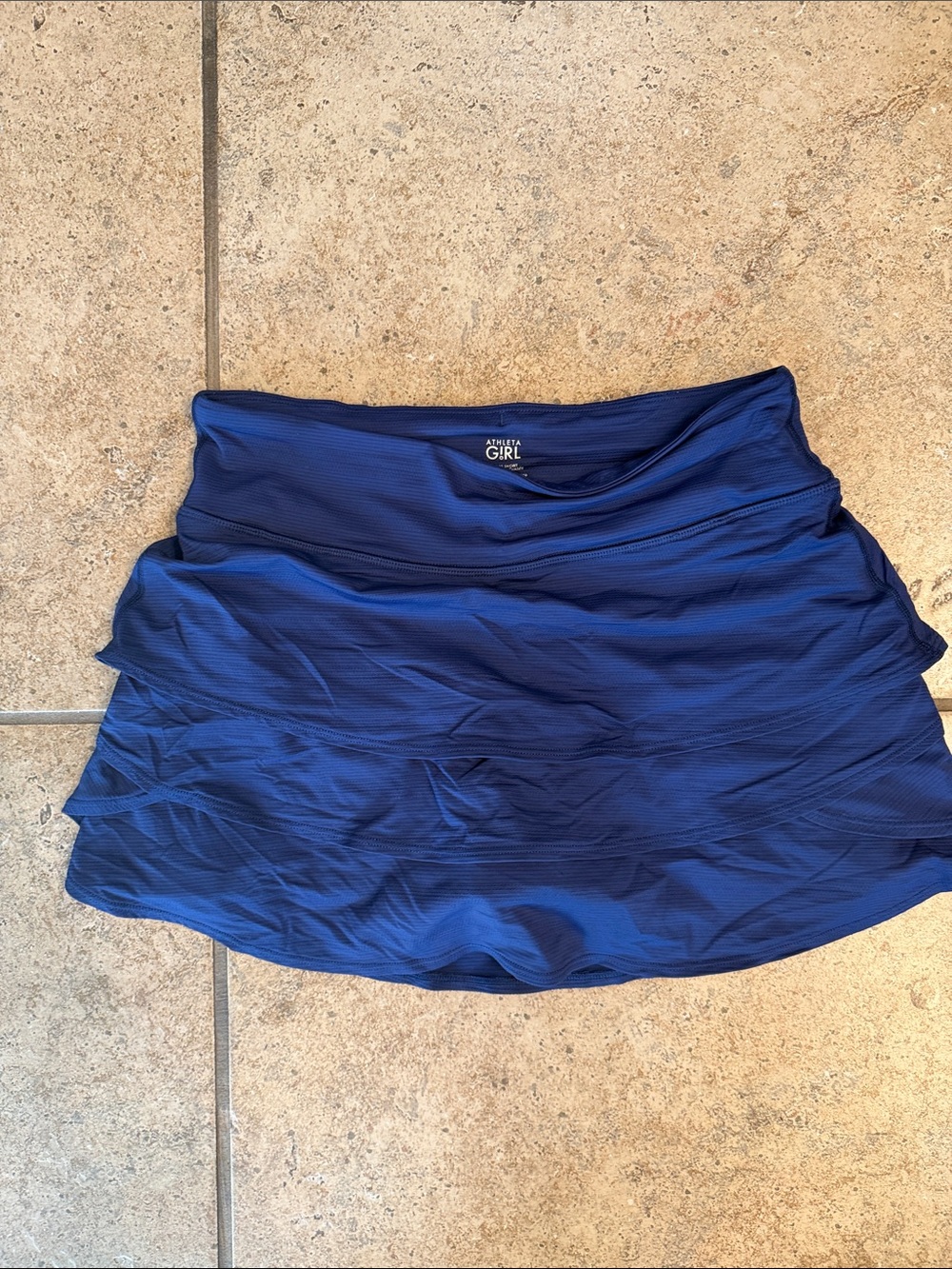Athleta Royal Blue Layered Active Skirt